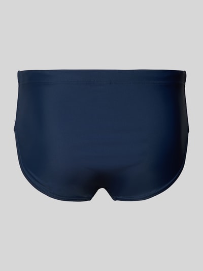 Schiesser Slim Fit Badehose mit Reißverschlusstasche Marine 3