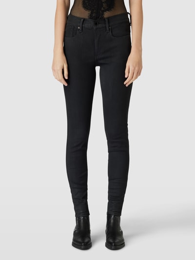 G-Star Raw Skinny fit jeans in 5-pocketmodel, model 'Lhana' Zwart - 4