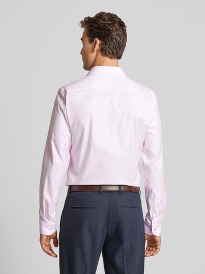 Eterna Slim Fit Businesshemd aus Twill Rose 5