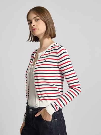 Tommy Jeans Regular fit cardigan van katoen Rood - 3