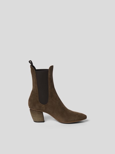 Officine Creative Stiefeletten mit Blockabsatz  Olivgrün 6