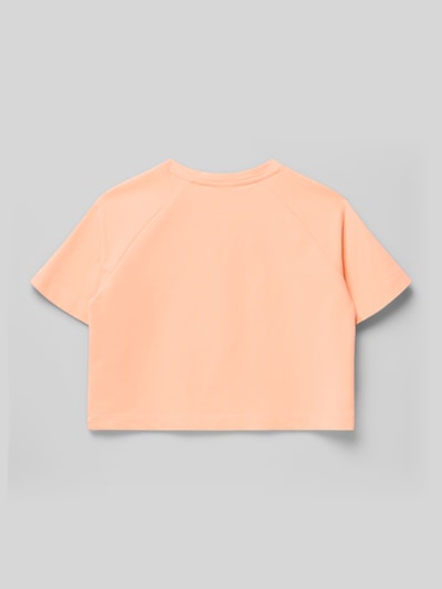 Produktfoto, Boxy Fit T-Shirt aus Baumwoll-Mix von s.Oliver RED LABEL, Kinder T-Shirt, Optik: Unifarben, Kurzarm, Raglanärmel, Rückansicht