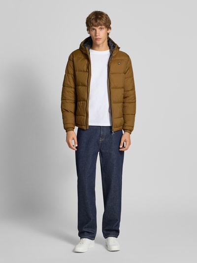 Blend Gewatteerd jack met ritszakken Middenbruin - 1