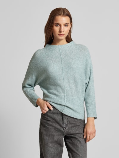 OPUS Gebreide pullover met siernaad, model 'Pahuma' Bleu - 4