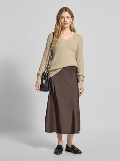 Weekend Max Mara Comfort fit gebreide pullover van wolmix, model 'VISITA' Zand - 1