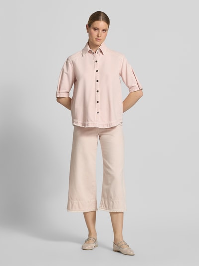Marc Cain Wide Fit Jeans mit Lyocell-Anteil im 5-Pocket-Design Rosa 1