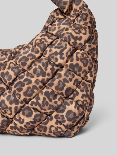 LIEBESKIND BERLIN Schoudertas in doorgestikte look, model 'Bo' Middenbruin - 3