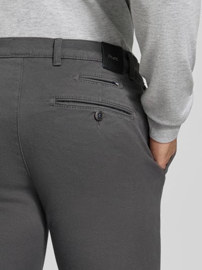 Brax Modern Fit Chino aus Baumwoll-Mix Modell 'Fabio' Anthrazit 3