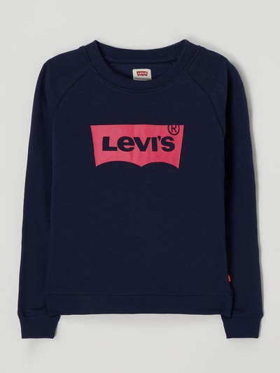 Levi’s® Kids Sweatshirt met logo Marineblauw - 1