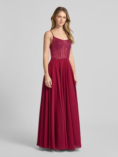 Hey Kyla Abendkleid mit Pailletten Rot 1