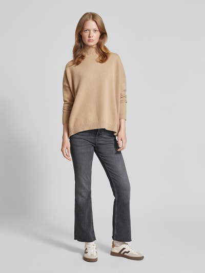 Marc O'Polo High Rise Jeans aus Bio-Baumwoll-Stretch Modell 'KIRUNA' Mittelgrau 1