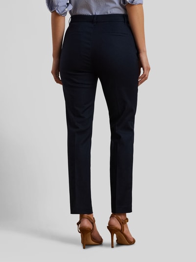 Lauren Ralph Lauren Slim Fit Stoffhose mit Label-Detail Modell 'LAKYTHIA' Marine 5