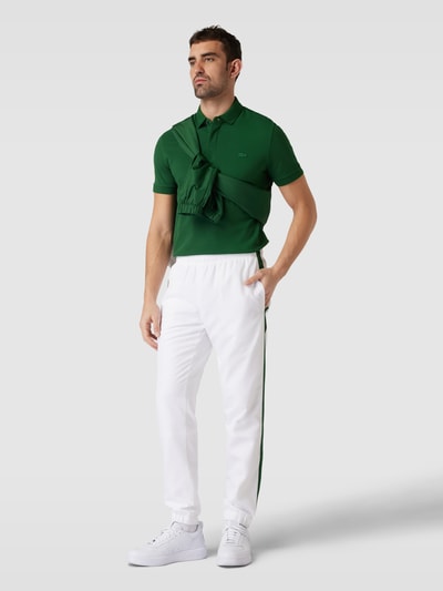 Lacoste Koszula biznesowa o kroju regular fit z fakturowanym wzorem model ‘HANK’ Zielony 1