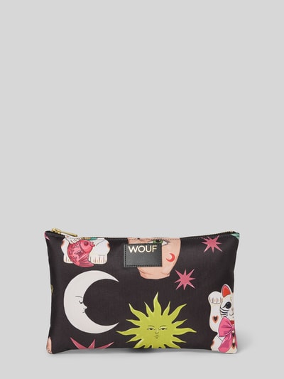 WOUF Kosmetiktasche mit Logo-Patch Modell 'Fortuna' Black 1