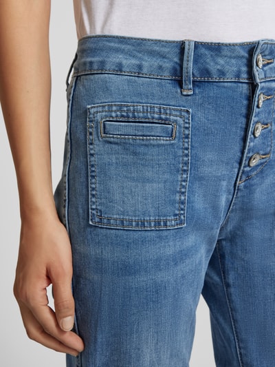 Buena Vista Straight leg jeans met steekzakken, model 'Stella' Blauw - 3