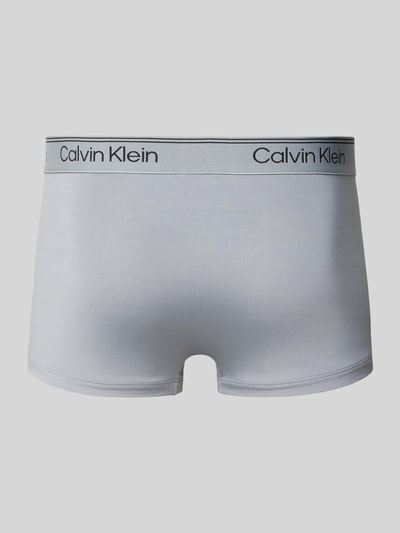 Calvin Klein Underwear Trunks mit elastischem Logo-Bund im 5er-Pack Hellgrau 3
