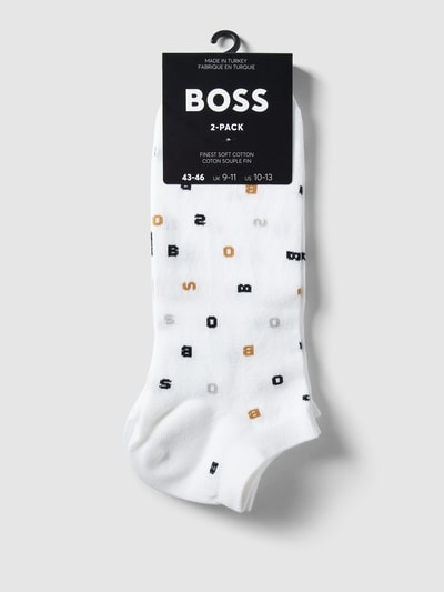 BOSS Socken mit Logo-Muster im 2er-Pack Weiss 3