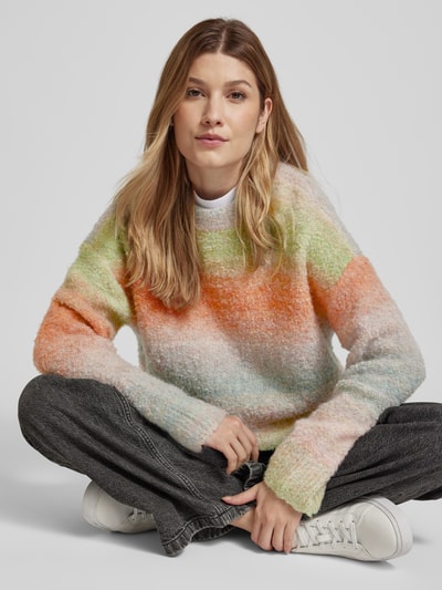 JAKE*S STUDIO WOMAN Gebreide pullover met ronde hals Donkeroranje - 3