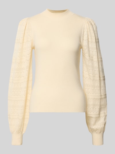 VERO MODA Pullover mit Puffärmeln Ecru 1