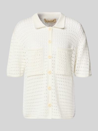 Smith and Soul Cardigan mit 1/2-Arm Offwhite 2