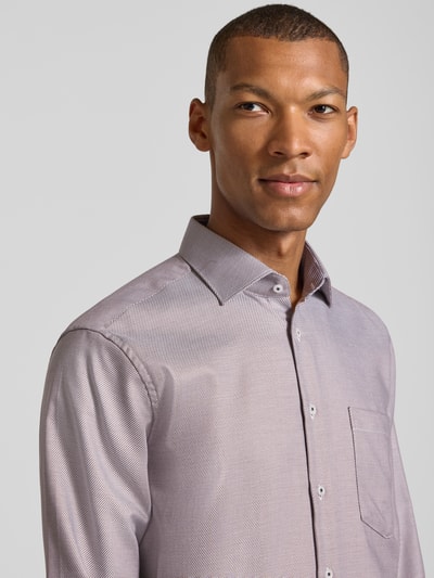 Seidensticker Regular Fit Businesshemd aus reiner Baumwolle Modell 'New Kent Patch' Mittelbraun 3