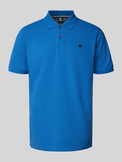 Lerros Poloshirt met labelstitching Petrol - 2