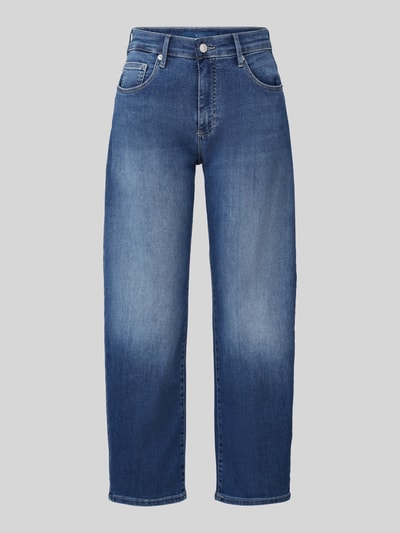 MAC Loose Fit Barrel Jeans aus Baumwoll-Mix mit Modal-Anteil Modell 'DANNI' Blau 2