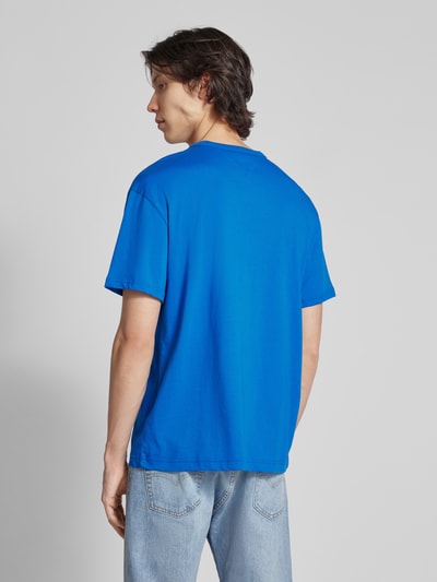 Tommy Jeans T-Shirt mit Label-Stitching Royal 5