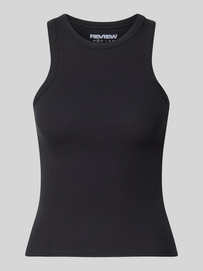 REVIEW Tanktop in Ripp-Optik Black 2