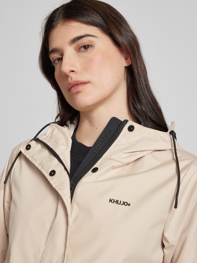 khujo Jacke mit Label-Print Modell 'LOGISA' Beige 3