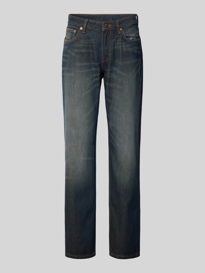 WEEKDAY Straight Fit Jeans mit 5-Pocket-Design Modell 'Arrow' Dunkelblau 1