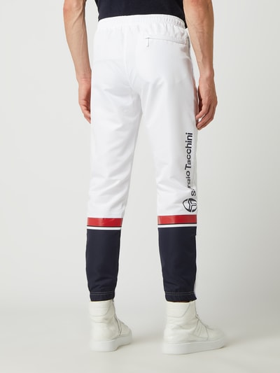 SERGIO TACCHINI Trainingshose mit Logo-Details Modell 'Almond' Weiss 5