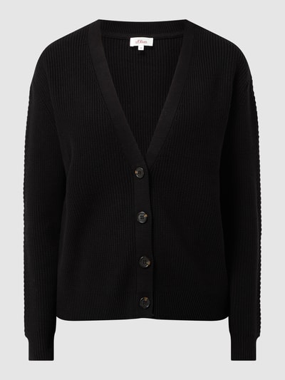 s.Oliver RED LABEL Cardigan aus Baumwollmischung  Black 2