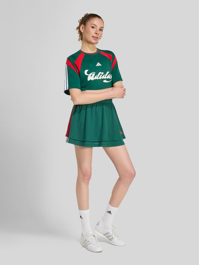 adidas Sportswear regular fit minirok met logo-applicatie Donkergroen - 1