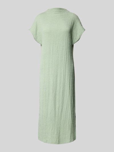 Tom Tailor Denim Fließendes Midi-Kleid mit Stehkragen Schilf 2