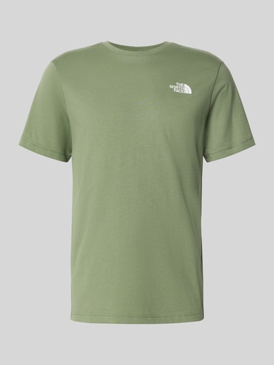The North Face Regular Fit T-Shirt mit Logo-Print Modell 'Box' Hellgruen 2