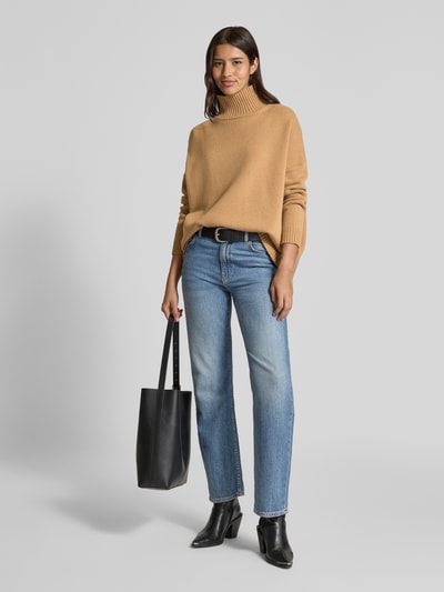 Weekend Max Mara Oversized Rollkragenpullover aus reiner Schurwolle Modell 'BORGIA' Camel 1