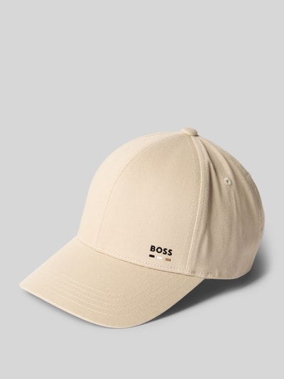 BOSS Basecap mit Label-Detail Sand 1