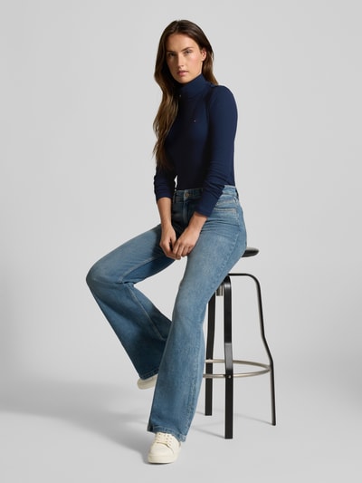 Tommy Hilfiger  Slim fit shirt met lange mouwen van viscosemix Marineblauw - 1