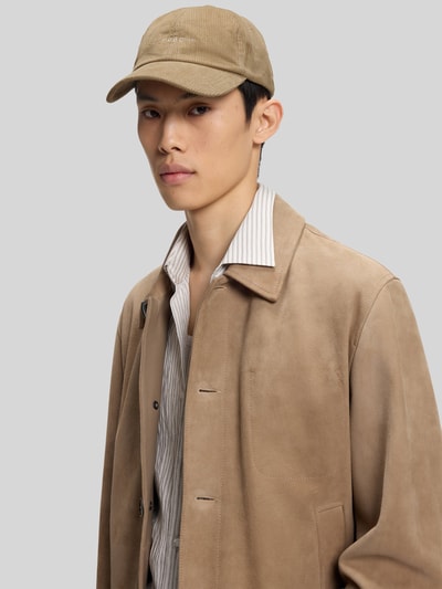HUGO Cap aus reiner Baumwolle mit Label-Stitching Beige 2