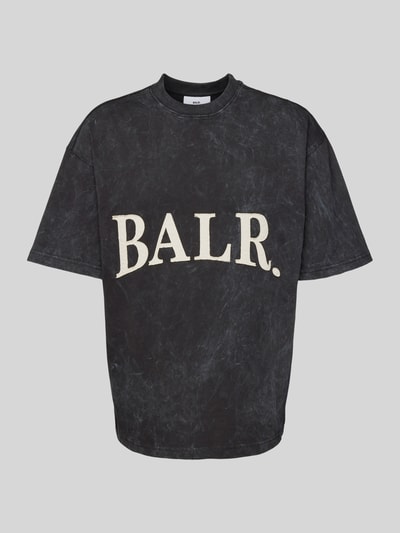 Balr. Oversized T-shirt met labelstitching Zwart - 2