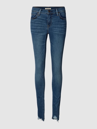 Levi's® Jeansy o kroju skinny fit z efektem znoszenia Jeansowy niebieski 2