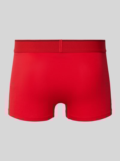 Diesel Boxershort met logostitching in een set van 3 paar, model 'Damien' Rood - 3