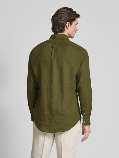 Polo Ralph Lauren Vrijetijdsoverhemd met labelstitching Olijfgroen - 5