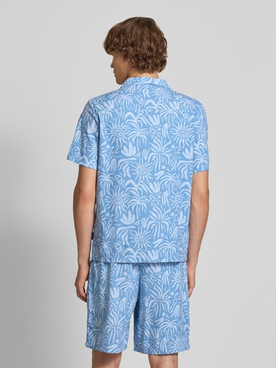 Ellesse Regular fit vrijetijdsoverhemd met logobadge, model 'SUNNAMI' Lichtblauw - 5