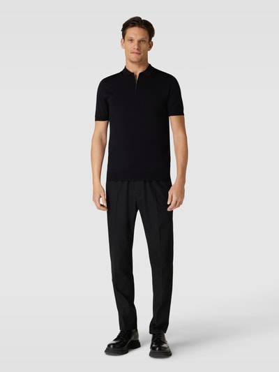 Antony Morato Poloshirt met korte ritssluitingsoverslag Zwart - 1