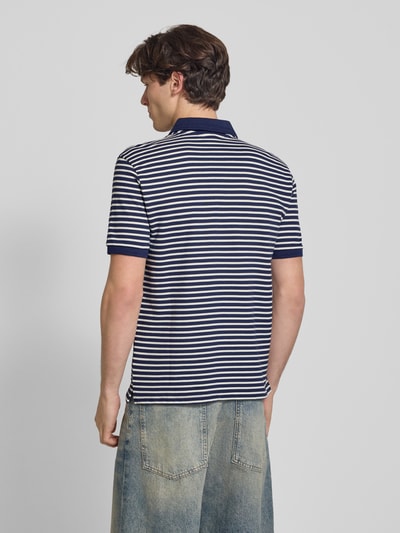REVIEW koszulka polo o kroju slim fit z wyhaftowanym logo Granatowy 5
