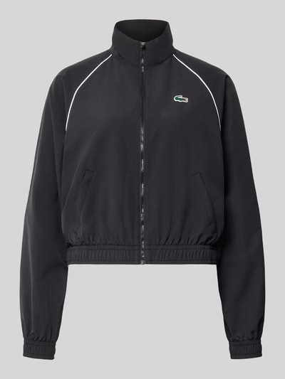 Lacoste Sport relaxed fit trainingsjack met logopatch Zwart - 1