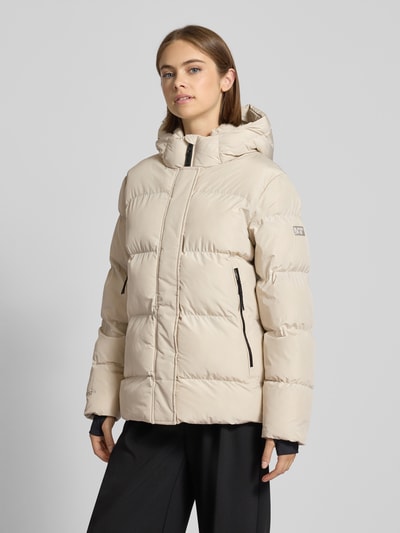 Superdry Gewatteerd jack met blinde ritssluiting en capuchon Offwhite - 4