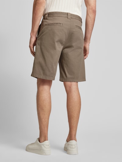 BOSS Orange Straight Leg Chino-Shorts mit Eingrifftaschen Beige 5